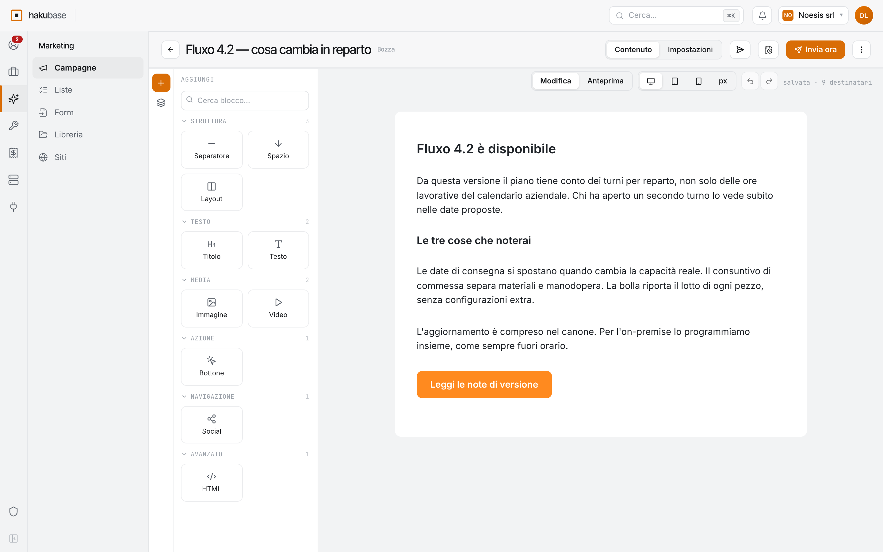 Clienti in gestione, campagne, ore che scappano
